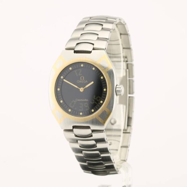 omega seamaster polaris 18k gold watch
