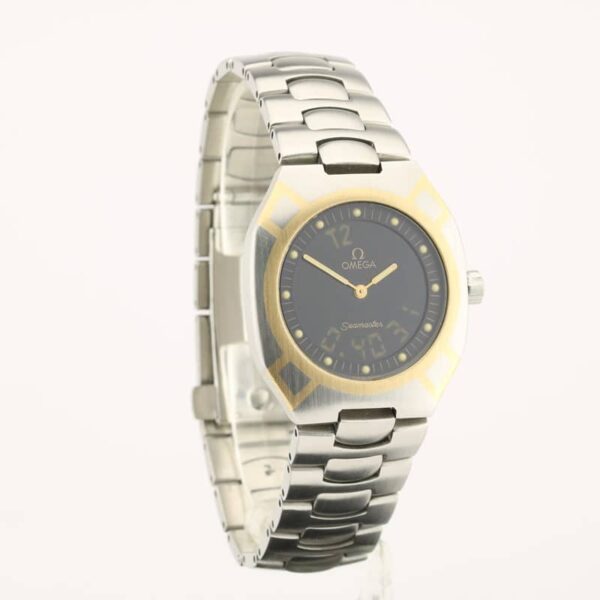 omega seamaster polaris 18k gold watch