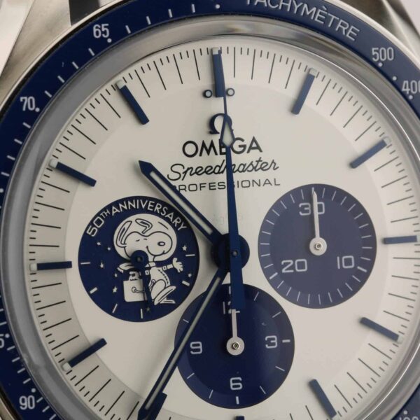 omega speedmaster 'silver snoopy award' 50th anniversary new