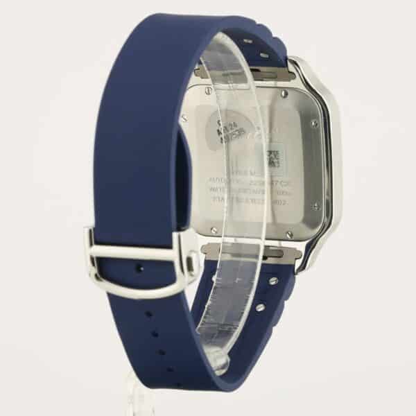 cartier santos de cartier blue dial unworn