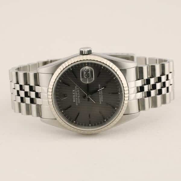 rolex datejust 36 16234 dial tapestry serial t