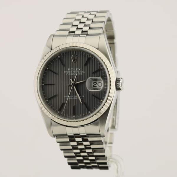 rolex datejust 36 16234 dial tapestry serial t