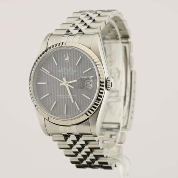 rolex datejust 36 16234 dial tapestry serial t