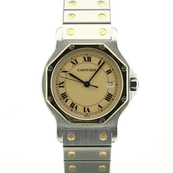 cartier santos ronde gold 187902