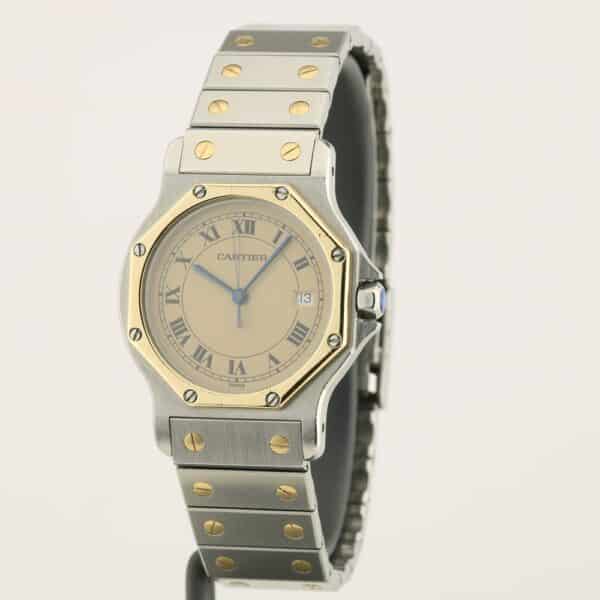 cartier santos ronde gold 187902