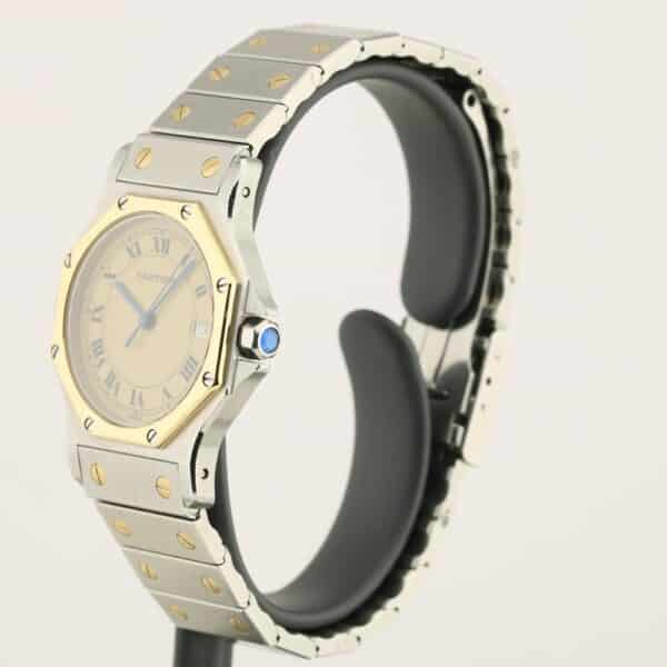 cartier santos ronde gold 187902