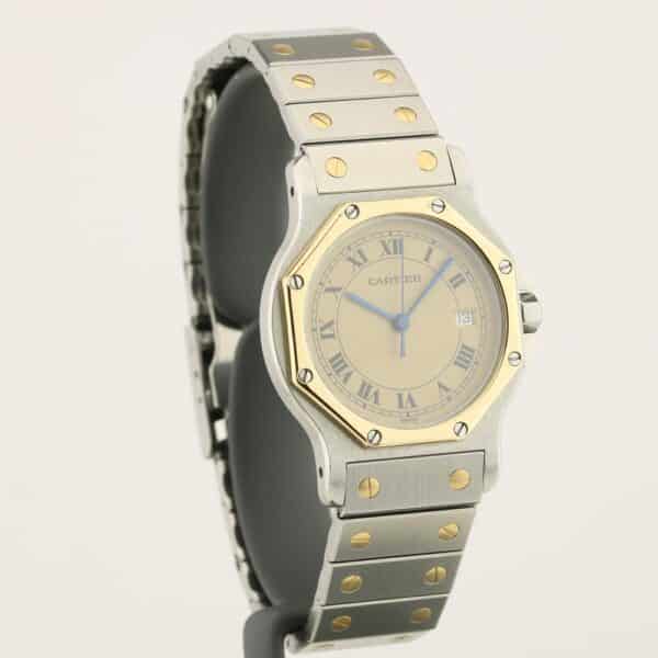 cartier santos ronde gold 187902