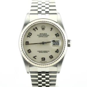rolex datejust 36 16234 computer dial serial y unpolished