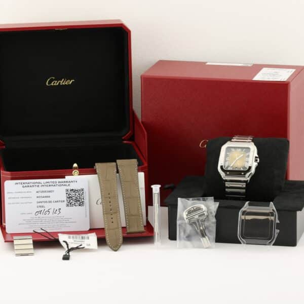 cartier santos grand modèle wssa0064 unworn