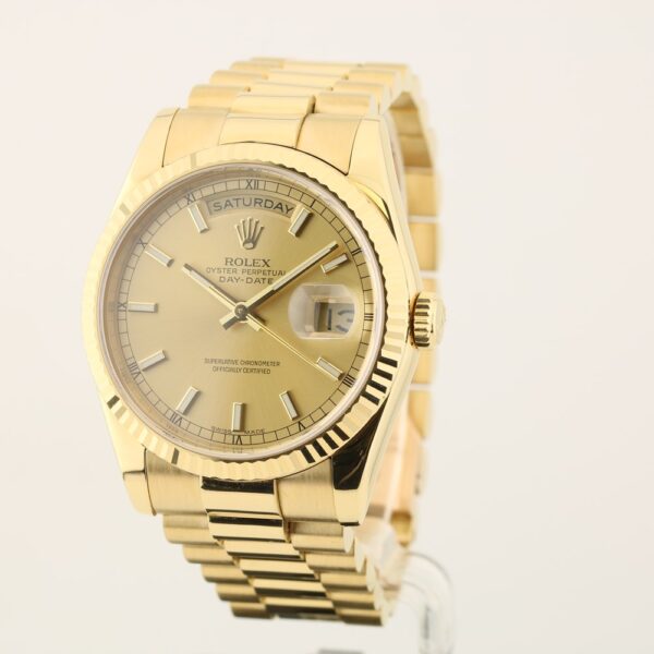 rolex day date 36 "president" 118238 serial p