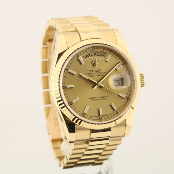 rolex day date 36 "president" 118238 serial p