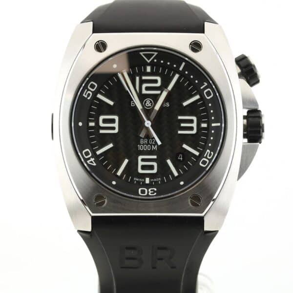 bell & ross br 02 marine br02 20 s unpolished