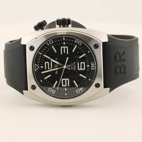 bell & ross br 02 marine br02 20 s unpolished