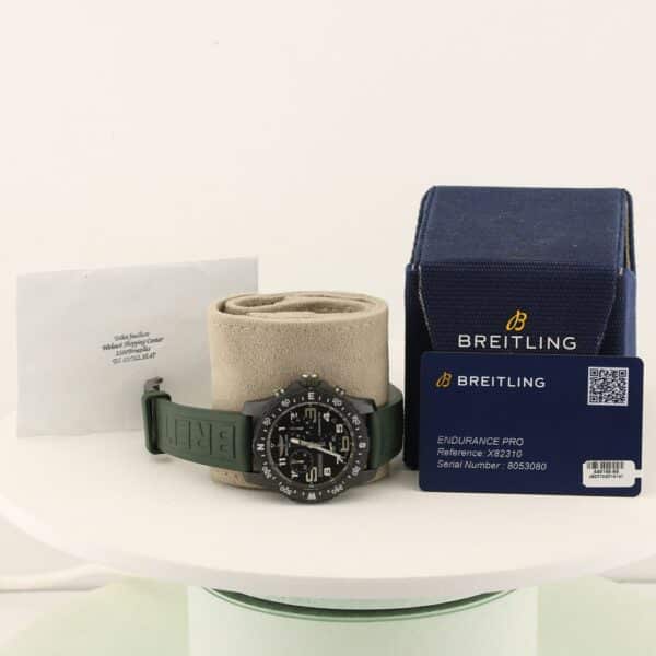 breitling endurance pro x82310 green unworn