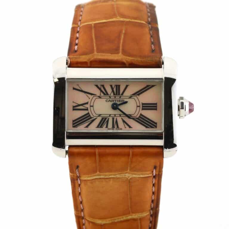 cartier tank divan 2599 mother of pearle