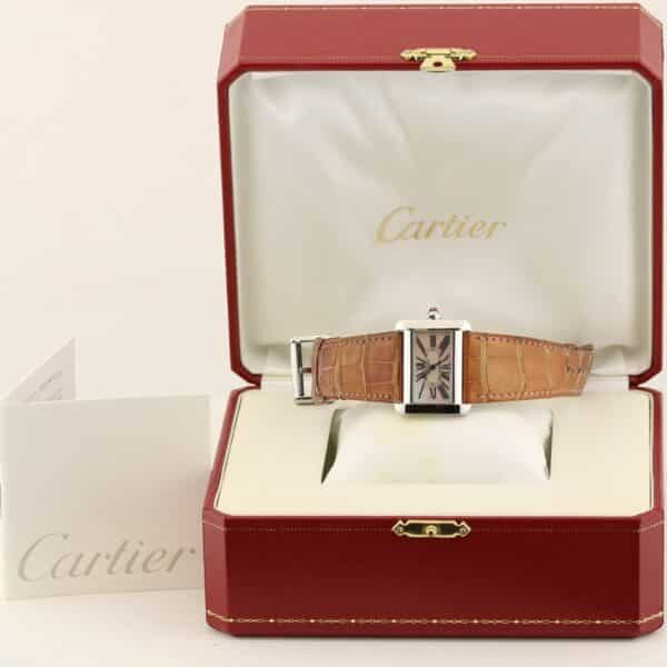 cartier tank divan 2599 mother of pearle