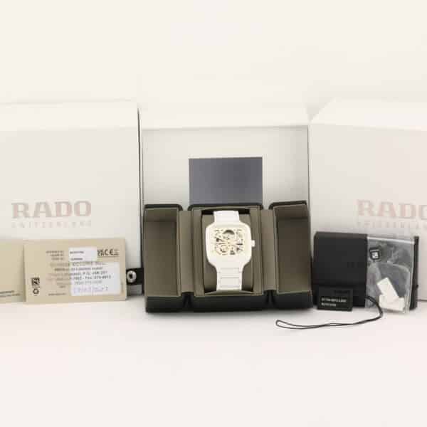 rado true square automatic open heart r27073702