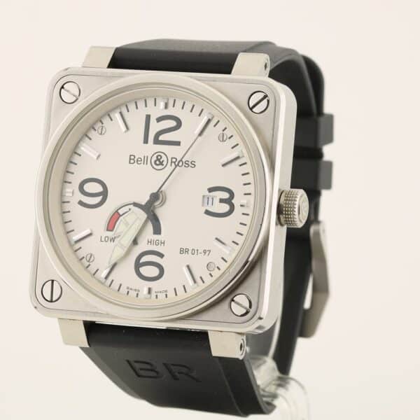 bell & ross br 01 97 réserve de marche br01 97 s withe power reserve 3 bracelets