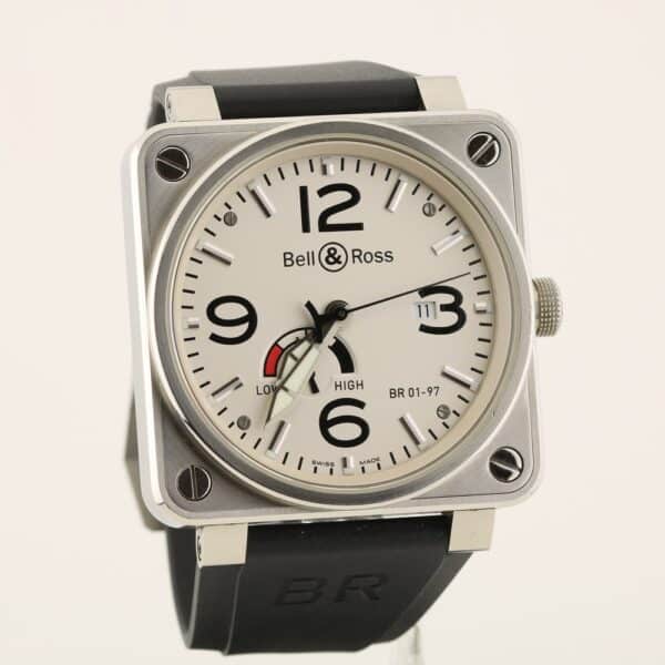 bell & ross br 01 97 réserve de marche br01 97 s withe power reserve 3 bracelets