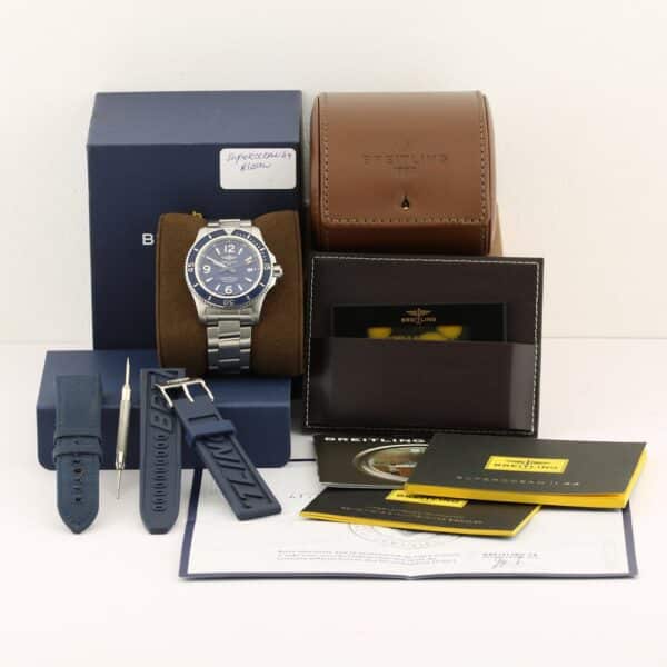 breitling superocean 44 a17367 fullset 3 bracelets