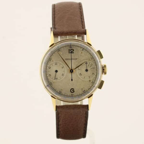 jaeger lecoultre12564 chronographe gold 18k