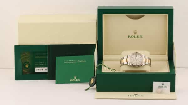 rolex datejust 36 126231 palm unworn