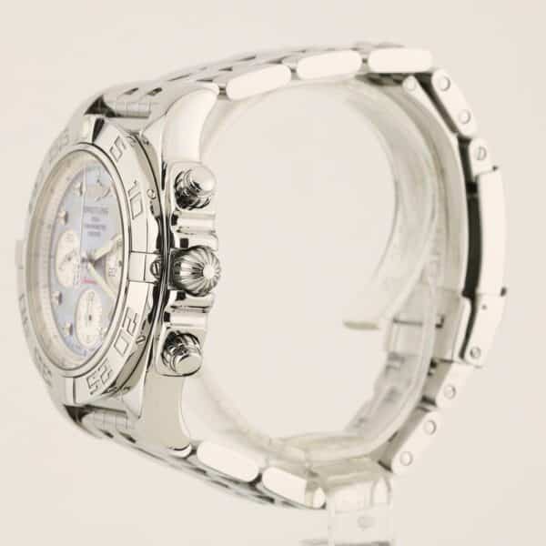 breitling chronomat 41 ab0140 mop diamonds