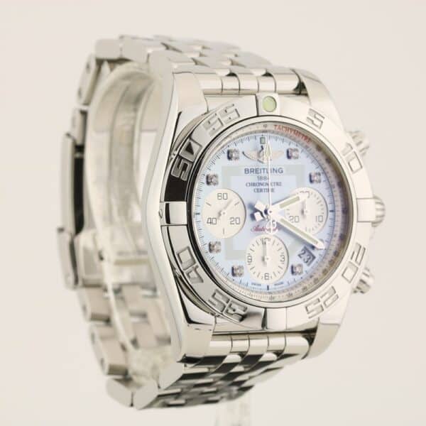 breitling chronomat 41 ab0140 mop diamonds