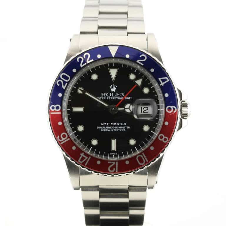 rolex gmt master 16750 serial r 1988 code 010 punché