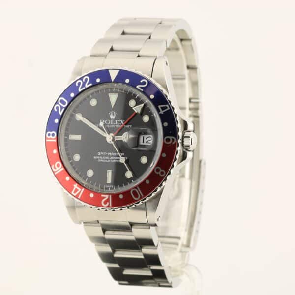 rolex gmt master 16750 serial r 1988 code 010 punché