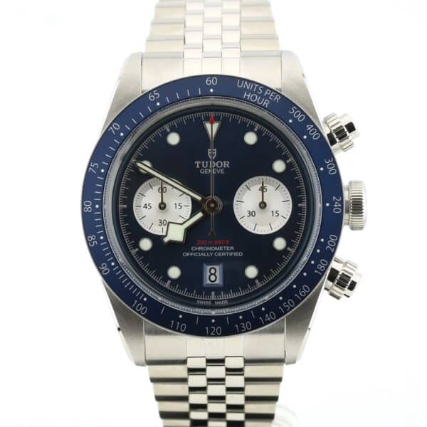 tudor black bay chrono blue 79360