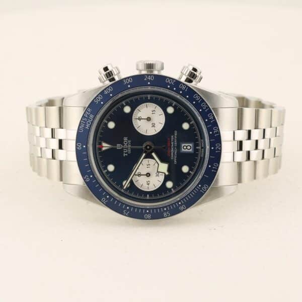 tudor black bay chrono blue 79360