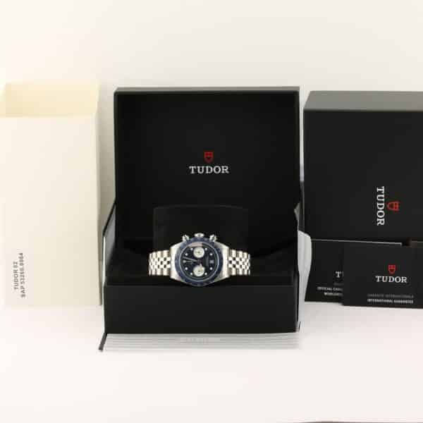 tudor black bay chrono blue 79360