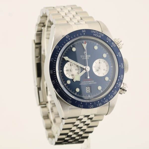 tudor black bay chrono blue 79360