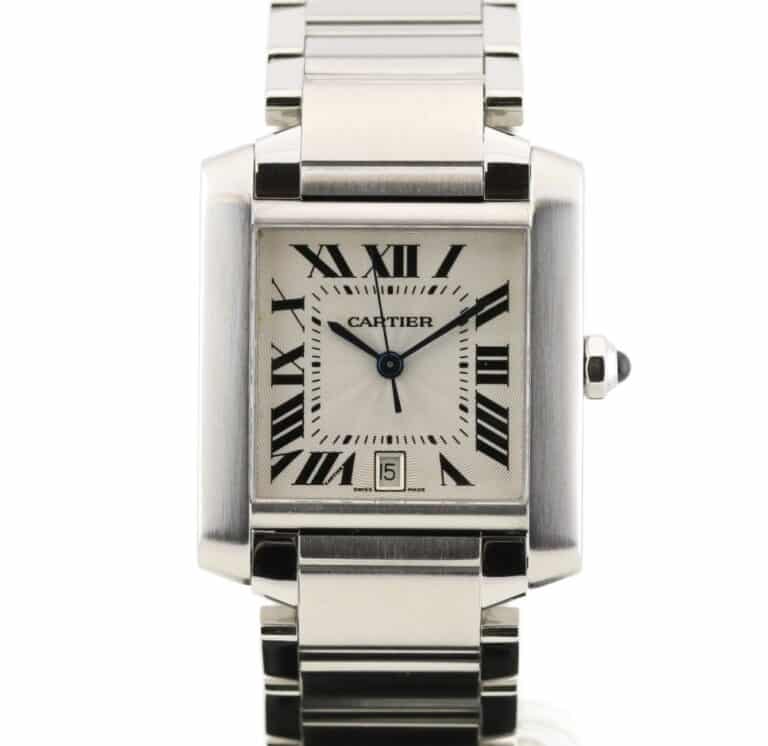 cartier tank française 2302 box + service 2024