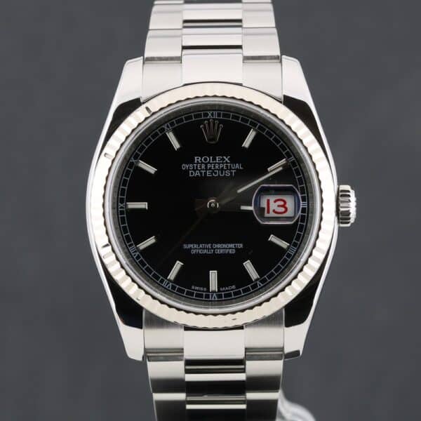 rolex datejust 36 roulette | 116234 | box | 2010