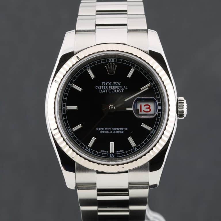 rolex datejust 36 roulette | 116234 | box | 2010