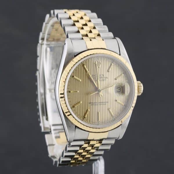 rolex datejust 36 16233 dial tapestry serial l