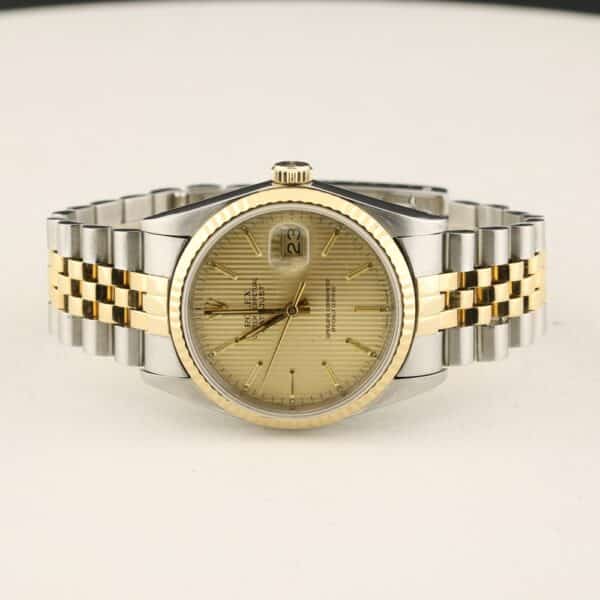 rolex datejust 36 16233 dial tapestry serial l