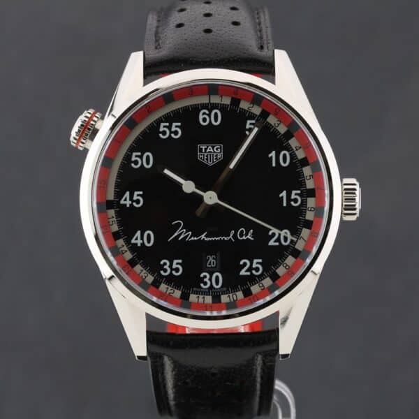 tag heuer carrera muhammad ali carrera + box limited edition