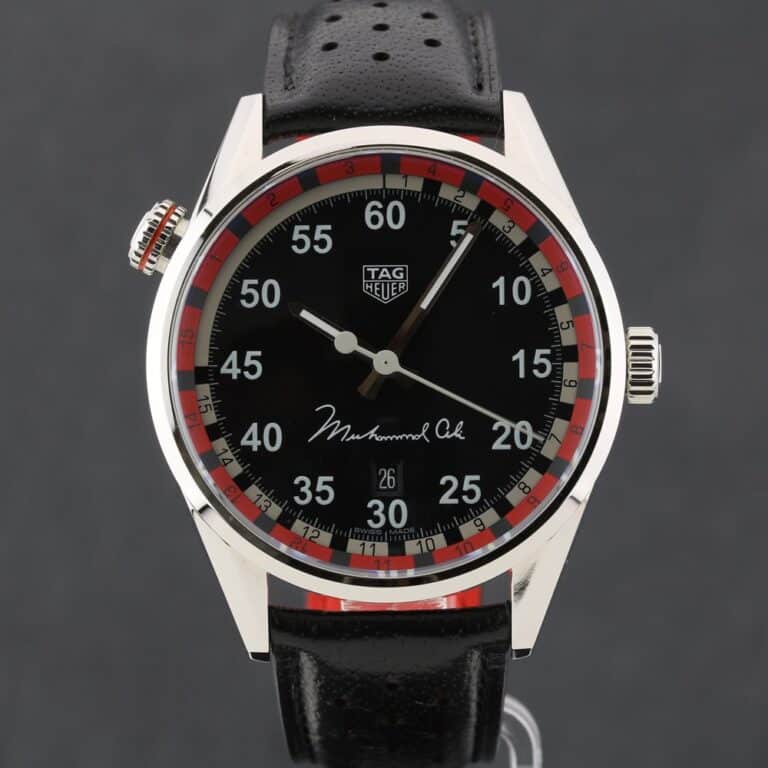 tag heuer carrera muhammad ali carrera + box limited edition