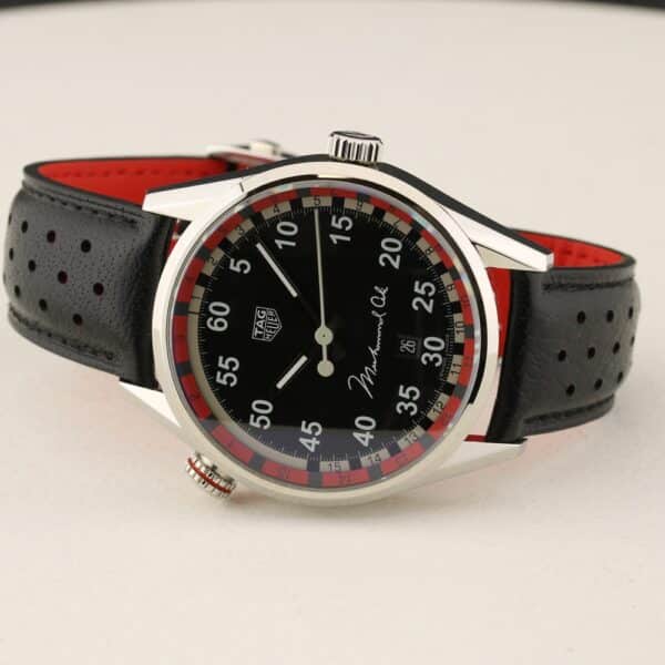 tag heuer carrera muhammad ali carrera + box limited edition