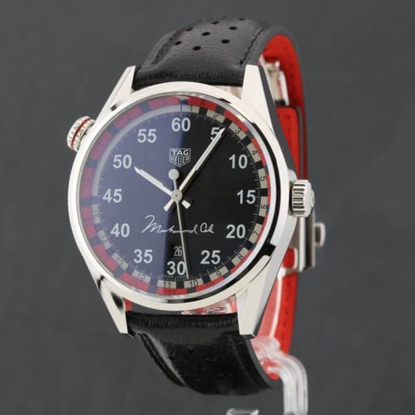 tag heuer carrera muhammad ali carrera + box limited edition