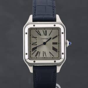 cartier santos 100 xl chronograph wssa2740 | b&p | 2009 | new strap copy