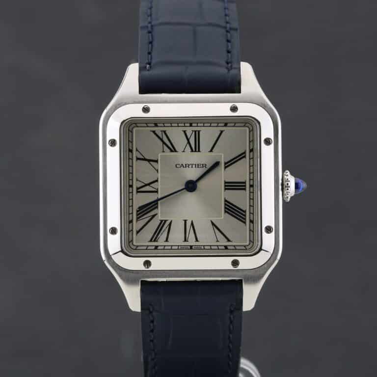 cartier santos 100 xl chronograph wssa2740 | b&p | 2009 | new strap copy