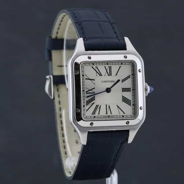 cartier santos 100 xl chronograph wssa2740 | b&p | 2009 | new strap copy