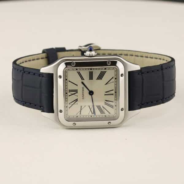 cartier santos 100 xl chronograph wssa2740 | b&p | 2009 | new strap copy