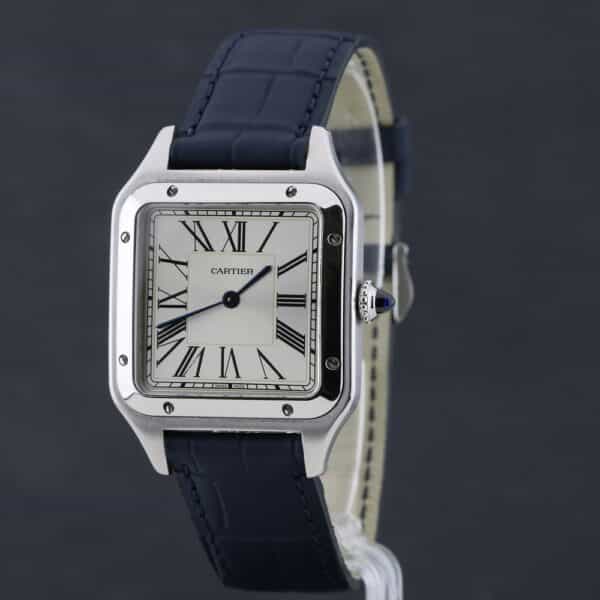 cartier santos 100 xl chronograph wssa2740 | b&p | 2009 | new strap copy